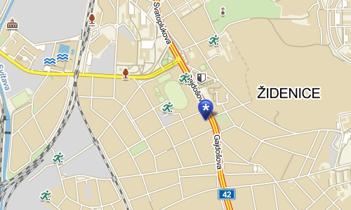 Chirurgická ambulance na mapě Židenic